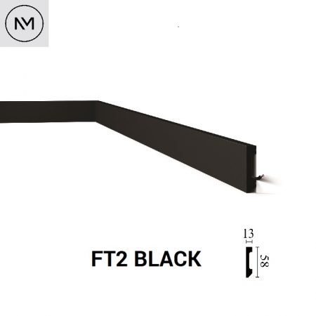 Plintă NM, FT2 Black